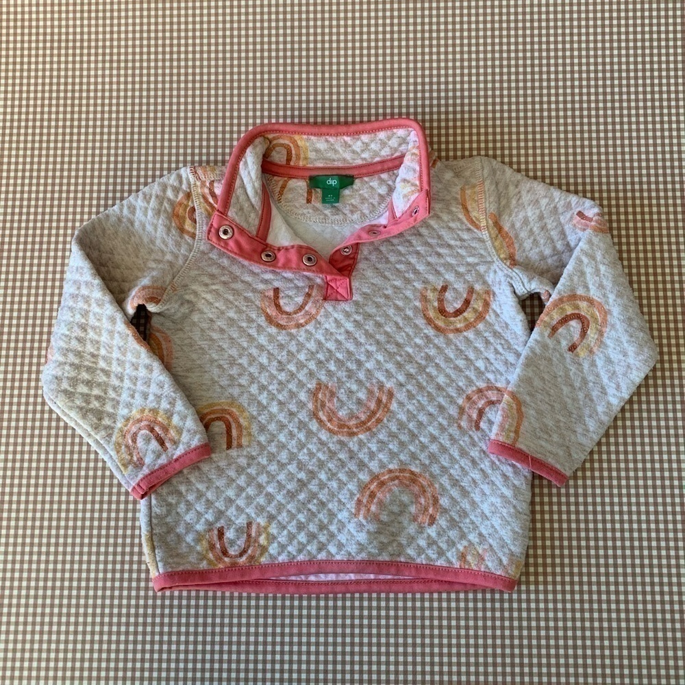 Dip‎ Rainbows pullover. Size 4T